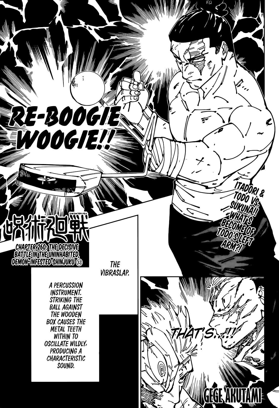 Jujutsu Kaisen Chapter 260 image 01